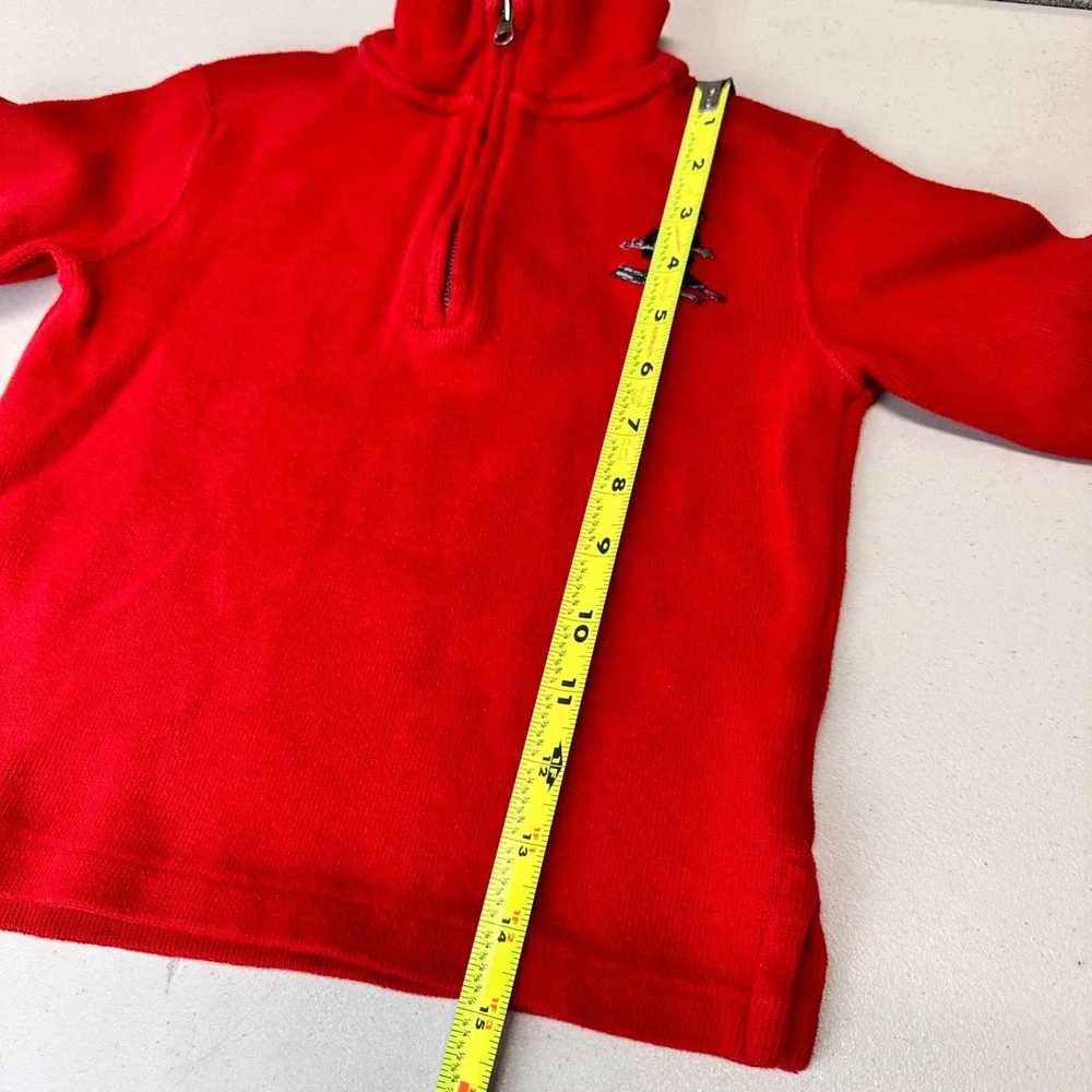 Polo Ralph Lauren Toddler Cotton Quarter-Zip Pullover Long Sleeve Polo Shirt 4T